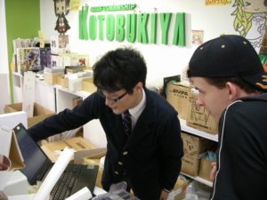 sa5 Kotobukiya shop staff had the group’s complete attention as they talked about their shop and their products.