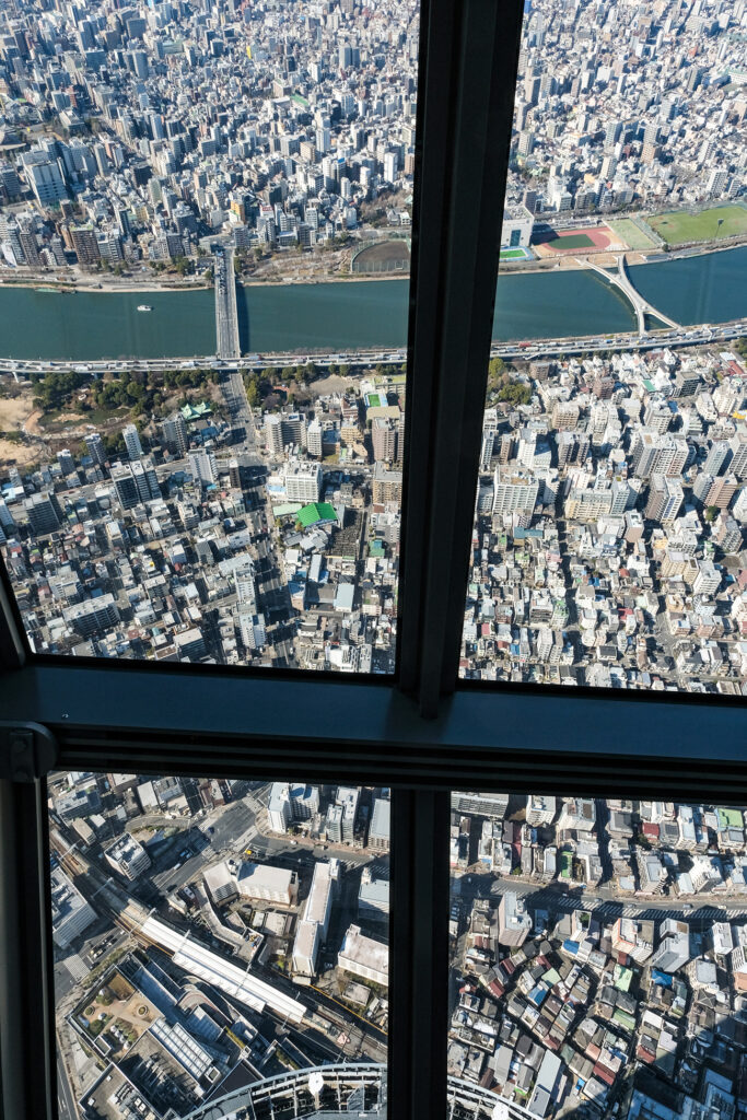 View from the Skytree observation deck